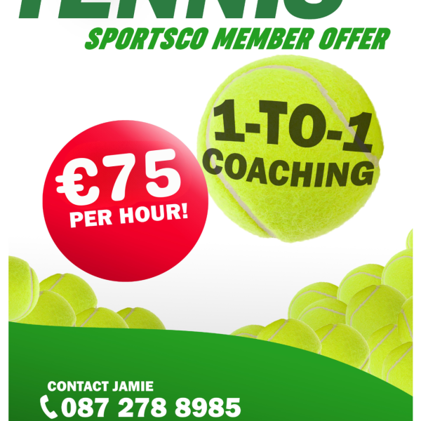 Tennis Coaching (1-to-1)
