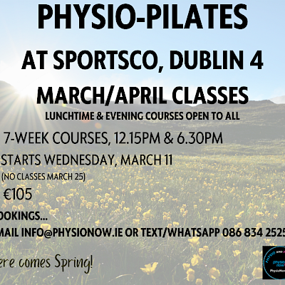 PHYSIOPILATES COURSE STARTING 11TH MARCH 2026