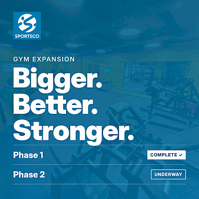 Gym Expansion Update: Phase 1 Complete, Phase 2 Underway