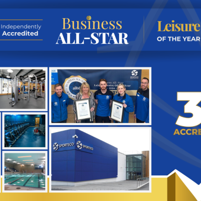 Three in a Row: SPORTSCO Named Leisure Centre of the Year 2026